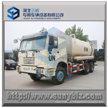 16 Cbm 6X6 Sinotruk HOWO camión de tanque de vacío de succión de aguas residuales